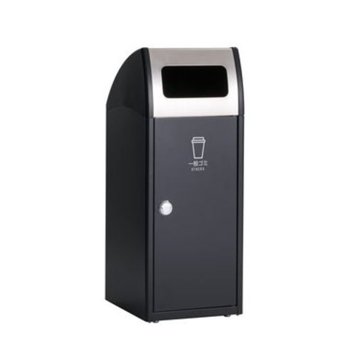 テラモト Trim SL ステン スリムタイプ 47L アーバングレー 一般ゴミ用 DS-168-920-8