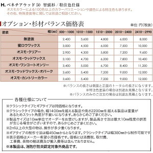 東京ブラインド木製ブラインドこかげベネチアウッド50智頭杉/オスモ・ウッドワックス塗装(常備色)高さ1210〜1400mm幅1810〜2000mm
