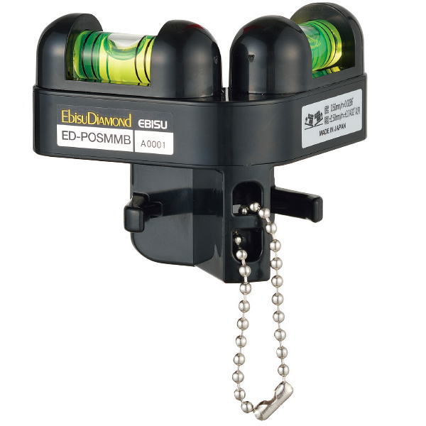 エビス ポストレベル・ミニ ED-POSMMB ブラック 50×67×39mm 47g