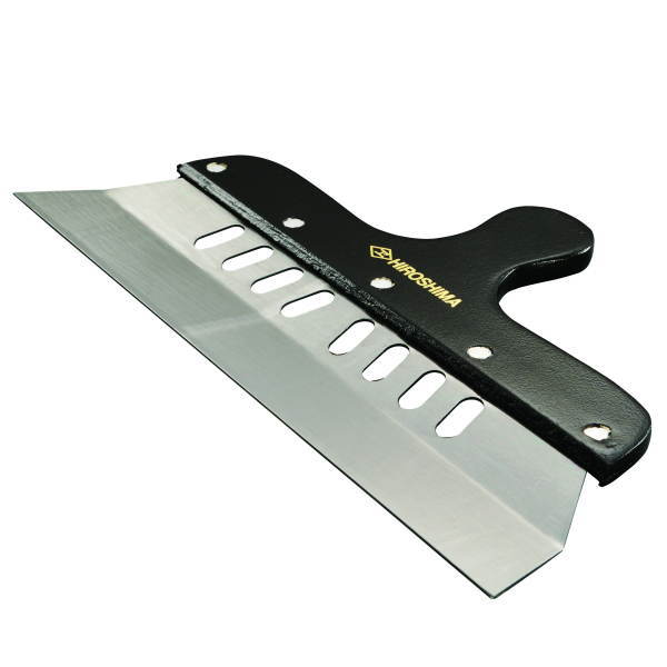 広島 Z型地ベラ 1.0mm厚 穴アキ 8寸 136-48