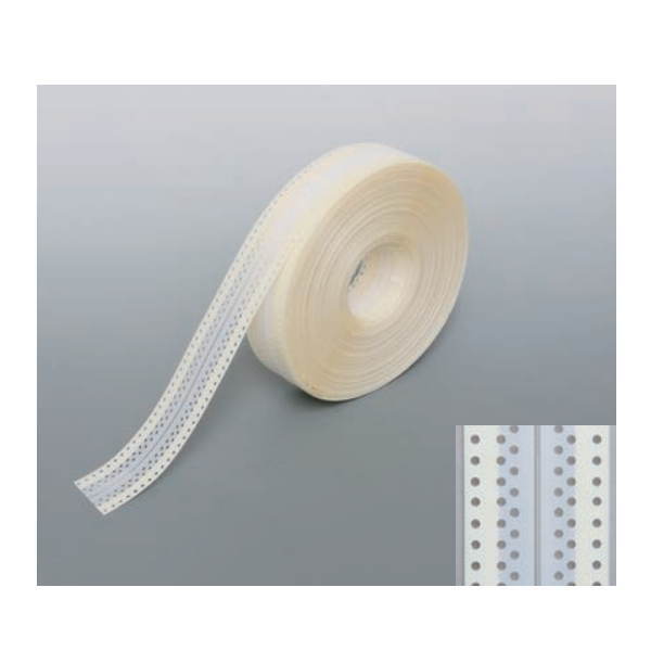 KLASS 極東産機 クイサキコーナーテープ ボージョー巻 糊付 3列穴 巾60mm×長50m 13-6984