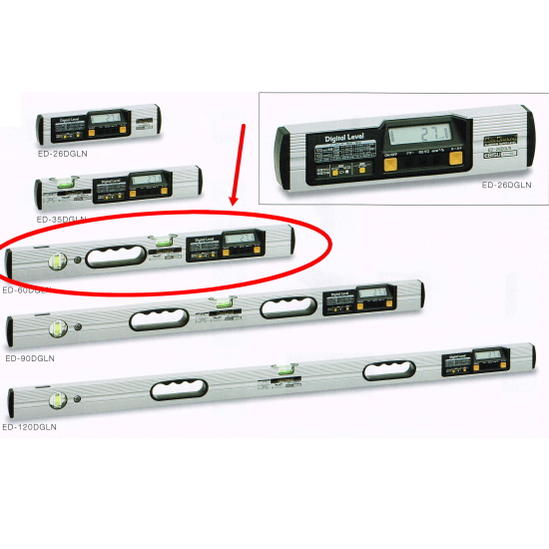 エビス デジタルレベル ED-60DGLN 600mm