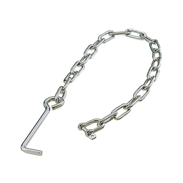 水本機械 アンカー付チェーン（グレーチング盗難防止用鎖） SUS304 AC-5 NO.1212