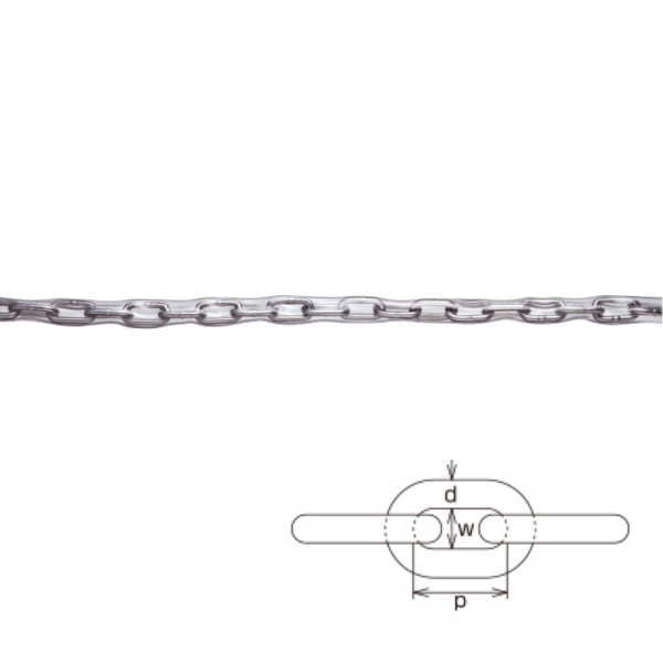 水本機械 ステンレス チューブ保護チェーン 線径5mm チューブ色透明 5HB-C 1m長価格