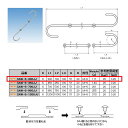 水本機械 連結Sカン(J&J) ステンレス SUS304 SAW-6-300JJ