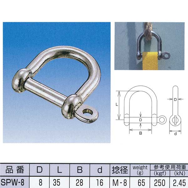 ���ܵ��� �磻�ɥͥ�����å��� ���ƥ�쥹 SUS304 SPW-8