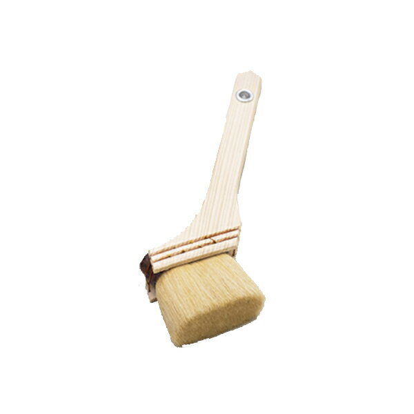 塗装用刷毛 良質の羊毛を使用しているので含みを持たせながら、適度な腰があります。 ローラーで塗りにくい隅の部分などの塗布にご使用ください。 サイズ：60mm