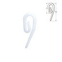 トーソー ギャザーフック NN-10(ポリアセタール) 448930 1箱(500個入)