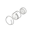 トーソー プルーレ 部品 ブラケット エンドブラケット ウォームホワイト 451718
