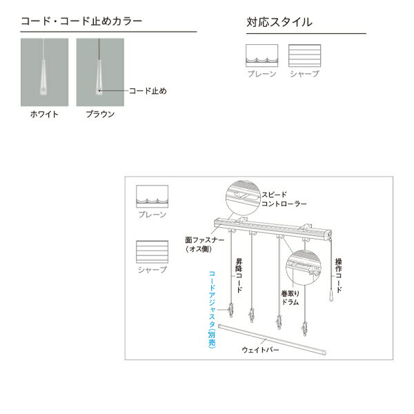 トーソー ローマンシェード キット クリエティ ループレス プレーンスタイル（シャープスタイル共通） 別注品 幅910〜1400mm 高さ480〜3000mm 2