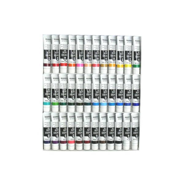 ターナー色彩 アクリルガッシュ 20ml ラミネートチューブ入り 36色セット