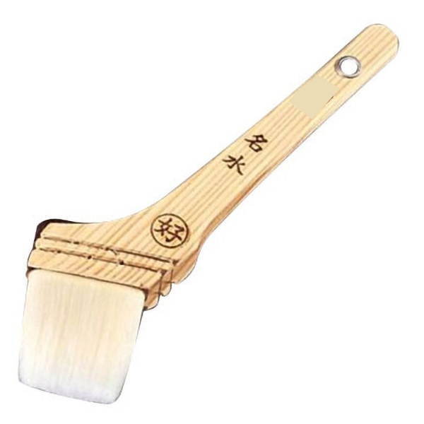 好川産業 反応硬化型塗料用 名水 筋違タイプ ナイロン刷毛 5号 15mm