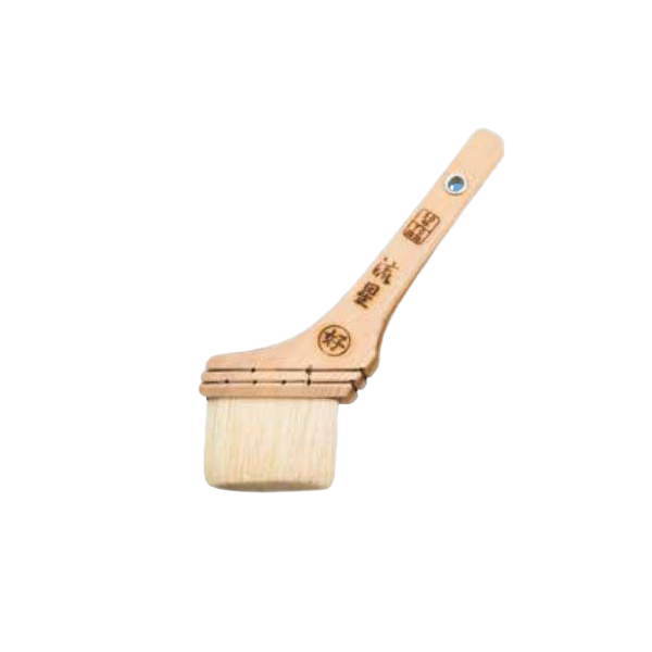 好川産業 水性塗料用 白ナイロン刷毛 流水 60mm