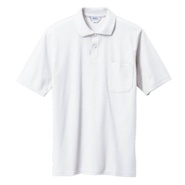 三愛 半袖ポロシャツ 7900 ホワイト L 1着