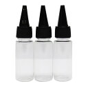Epo Chemical とんがりキャップボトルPET クリア 20ml 3本セット EP-01-002