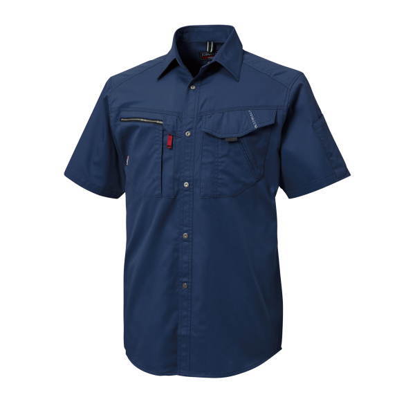 三愛 SSシーズン半袖シャツ JA233 ネイビー LL 1着