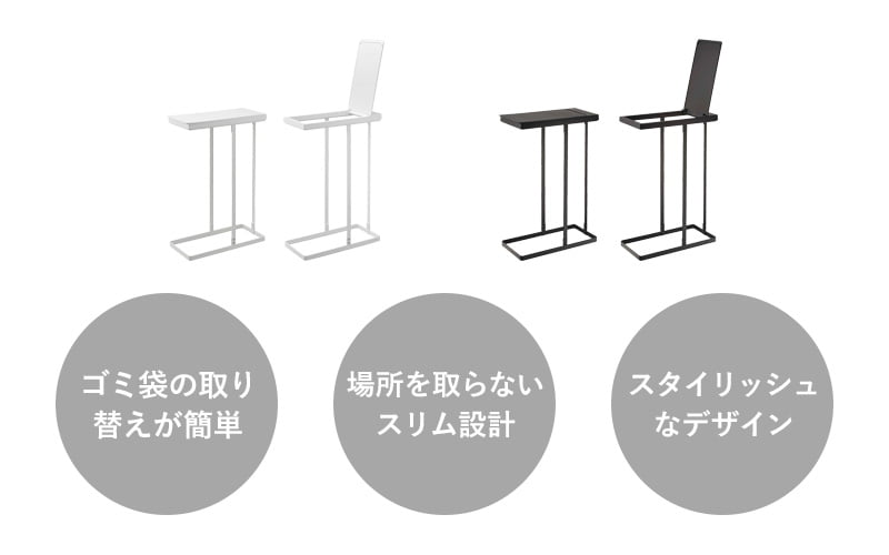 【2個セット】 山崎実業 スリム蓋付き分別ゴミ袋ホルダー 45L タワー tower ゴミ箱 分別 45リットル 分別ゴミ箱 ふた付き ダストボックス ゴミ袋ホルダー ごみ箱 おしゃれ フタ付き スリム コンパクト キッチン ホワイト ブラック 6184 6185 Works [3]