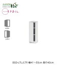 【受注生産】フジイ ブックすきまくん BSD-LTL/LTR 幅41~55cm 奥行42cm 高さ95.7cm ロータイプ 扉 右開 左開 本棚 書棚 ブックシェルフ サイズオーダー 選べるカラー 日本製 隙間収納 スリム シンプル 完成品 送料無料