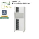 【MAX P27倍 ~3/11 01:59】 【受注生産】フジイ シューズすきまくん ESP-FCT75 幅75cm 奥行39.7cm 高さ184.7cm Tシリーズ 定尺幅商品 フットタイプ 開き扉 玄関収納 選べるカラー 日本製 隙間収納 完成品 送料無料