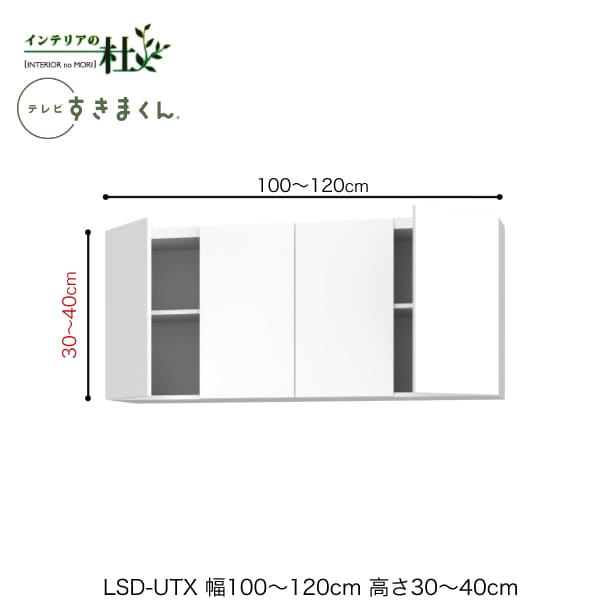 【受注生産】フジイ テレビすきまくん LSD-UTX 幅100〜120cm 奥行42.2cm 高さ30〜40cm 上置き テレビ台 テレビボード サイズオーダー 選べるカラー 日本製 隙間収納 スリム シンプル リビング 完成品 送料無料