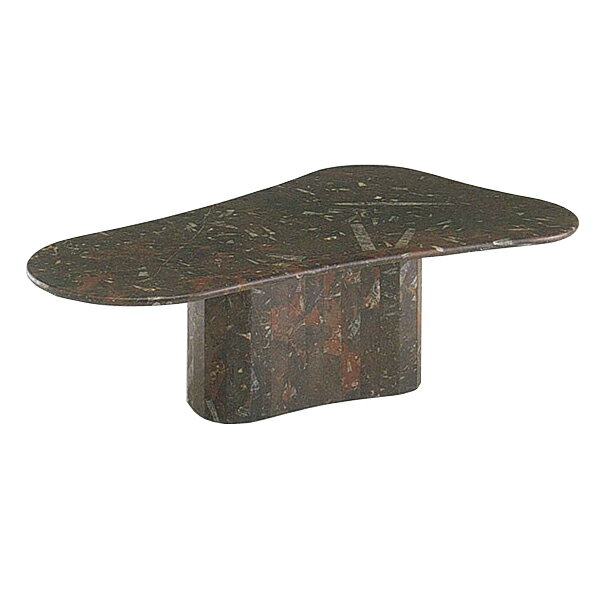 大理石テーブル イタリア製 FM003 フォッシレ マローネ 大理石 ローテーブル 高級 天然石 食卓 応接テ..