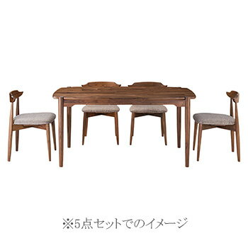 ダイニング 5点セット ダイニングテーブル DT-11-W150 ダイニングチェア DC-114W 4脚 天然木 ヴィンテージ HOMEDAY 桜屋工業 テーブル 食卓テーブル リビングテーブル 机木製 4人 4人掛け 送料無料 [2]