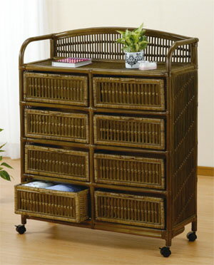 Romantic Rattan 籐 ラタン 籐ランドリーワイドタイプ E55B お風呂場 衣類収納 ラック ランドリーラック 脱衣所 ランドリー タンス 洗濯かご 送料無料