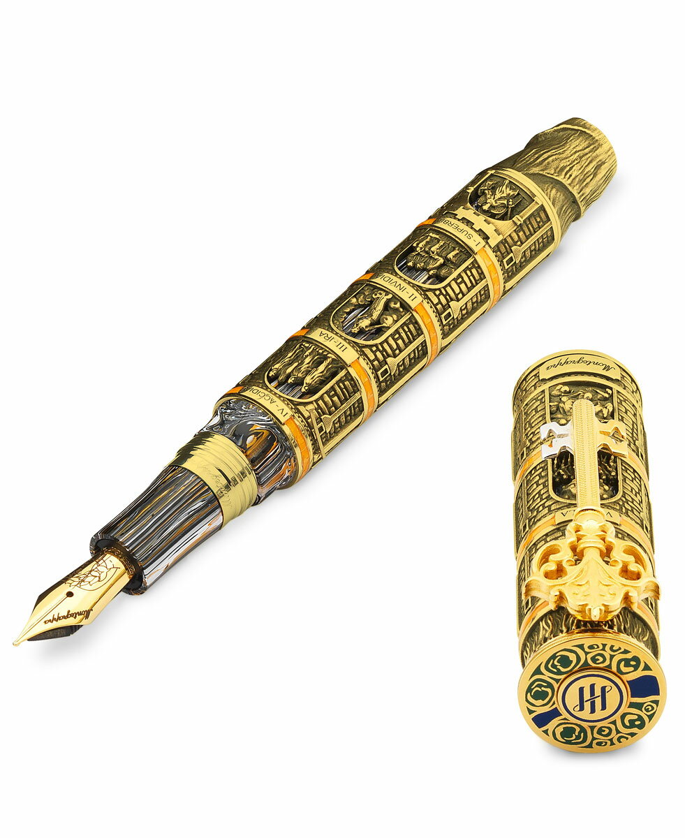 Montegrappa モンテグラッパ Dante Alighieri: Purgatorio (ダンテ・アリギエーリ：ピュルガトリオ) 万年筆 【正規輸入品 保証2年】イタリア製 ラグジュアリー 高級 文房具