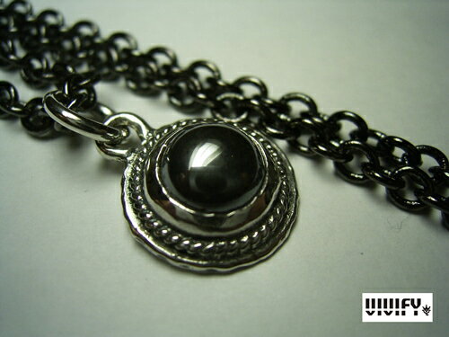 VIVIFY(ヴィヴィファイ）Stone Setting Necklace/S【職人の完全手作業による逸品】【ネックレス】【オニキス】