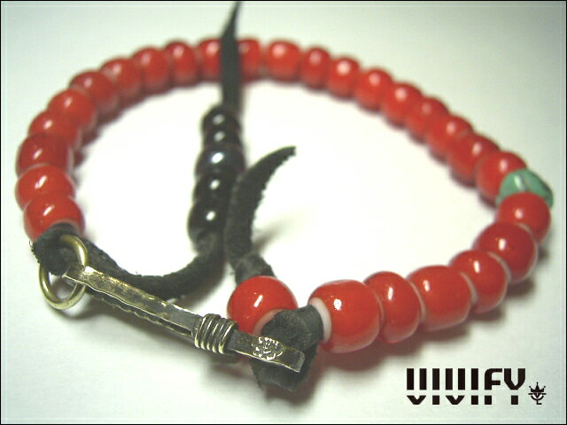 ビビファイ ブレスレット メンズ VIVIFY(ヴィヴィファイ）Good Luck White Hearts Bracelet【オーダーメイド 受注生産】【キャンセル不可】【vivify ブレスレット】【VFB-050】