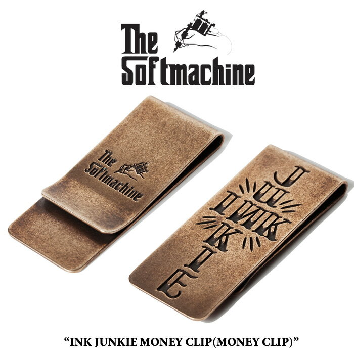 SOFTMACHINE (ソフトマシーン) INK JUNKIE MONEY CLIP【先行予約】【キャンセル不可】【マネークリップ】