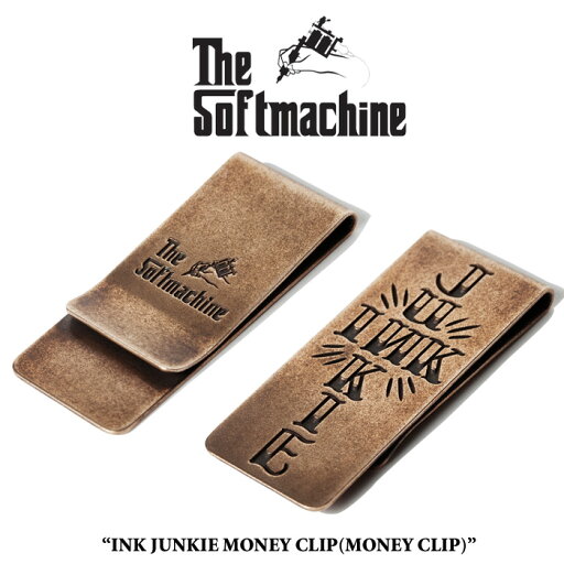 SOFTMACHINE (ソフトマシーン) INK JUNKIE MONEY CLIP【マネークリップ】【先行予約】【キャンセル不可】 SOFTMACHINE (ソフトマシーン) INK JUNKIE MONEY CLIP【マネークリップ】【先行予約】【キャンセル不可】