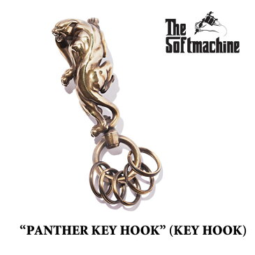 SOFTMACHINE(ソフトマシーン)PANTHER KEY HOOK(KEY HOOK)【2019SPRING&SUMMER 先行予約】【キャンセル不可】【SOFTMACHINE キーチェーン】