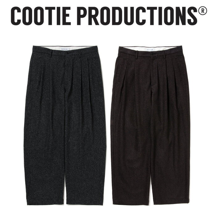 COOTIE(ƥ)  Silk Nep Herringbone 2 Tuc ... 