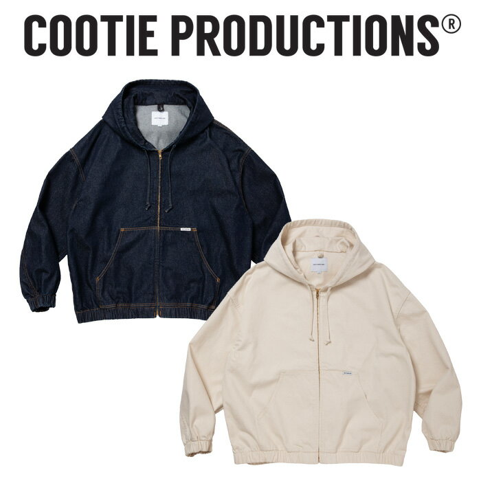 COOTIE (�����ƥ���) 12.5oz Denim Zip Up Hooded ... 