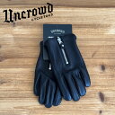 UNCROWD(アンクラウド)DEERSKIN ZIPPER GLOVE 【グローブ】【251-66-018】【2025 SUMMER COLLECTION 新作】【BLUCO ブルコ】