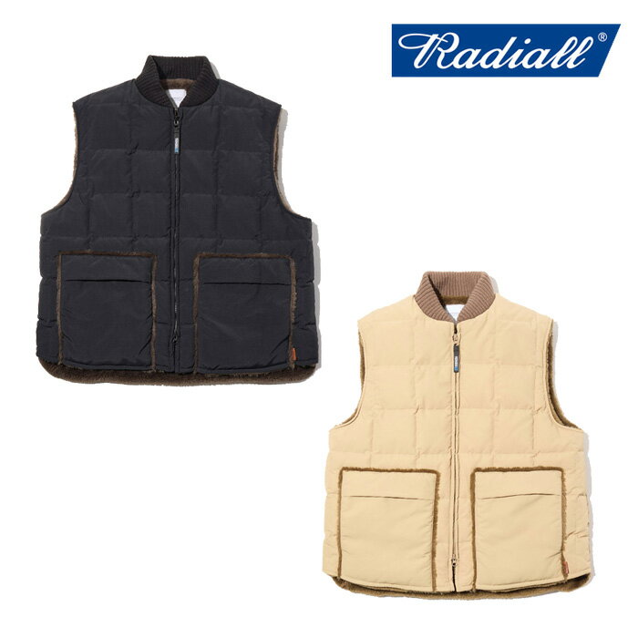 RADIALL ラディアル OLD COUNTRY - BOA VEST 【ボアベスト】【2025 AUTUMN & WINTER 新作】【RAD-25AW-J...