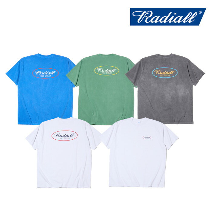 乐天商城 - RADIALL ラディアル OVAL - CREW NECK T-SHIRT S/S 【ショートスリーブ Tシャツ 半袖】【2026 SPRING & SUMMER 新作】【RAD-26SS-TEE004】【インタープレイ INTERPLAY】