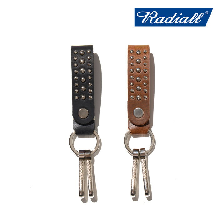 RADIALL ラディアル RHODES - LEATHER KEY HOLDER / STUDS 【キーホルダー】【2026 SPRING & SUMMER 新作】【RAD-ONL006】【インタープレイ INTERPLAY】