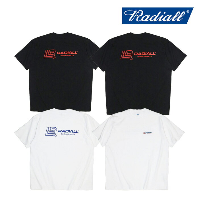 RADIALL ラディアル LOW LANE - CREW NECK T-SHIRT S/S 
