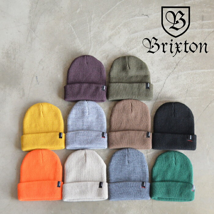 BRIXTON(ブリクストン)HEIST BEANIE【ビーニー ニット帽 帽子】【ブリクストン ニットキャップ 定番 人気 シンプル】