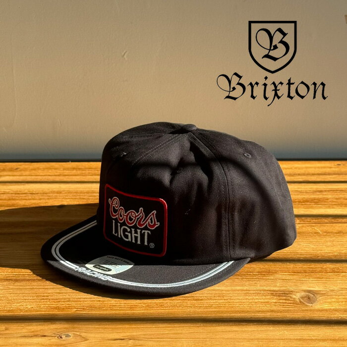 BRIXTON(ブリクストン)COORS LIGHT GEAR HP SNAPBACK CAP【キャップ 帽子 ブリクストン キャップ】【人気 シンプル】