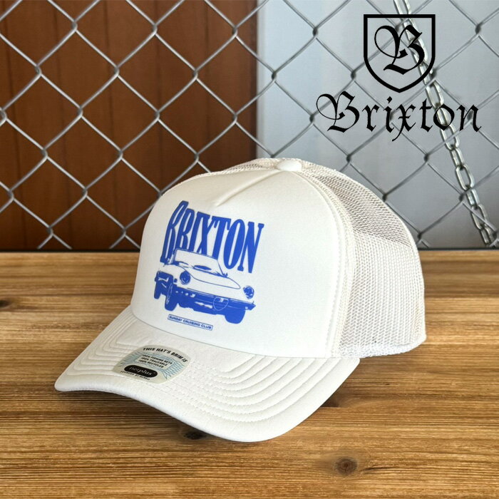 乐天商城 - BRIXTON(ブリクストン)SUNDAY CRUISING CLUB NetPlus Trucker Hat【メッシュキャップ 帽子 ブリクストン キャップ】【人気 シンプル】
