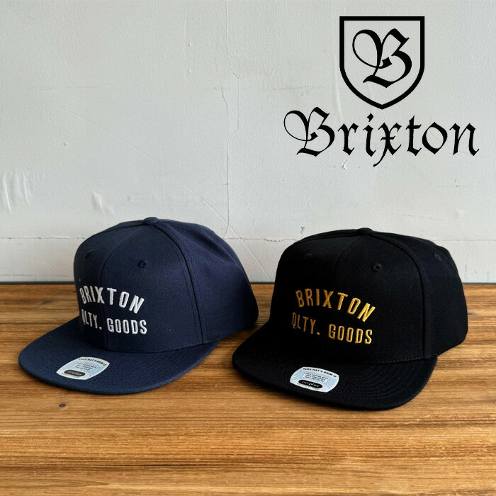 BRIXTON(ブリクストン)WOODBURN NETPLUS MP SNAPBACK CAP【キャップ 帽子】【ブリクストン キャップ】【人気 シンプル】のサムネイル