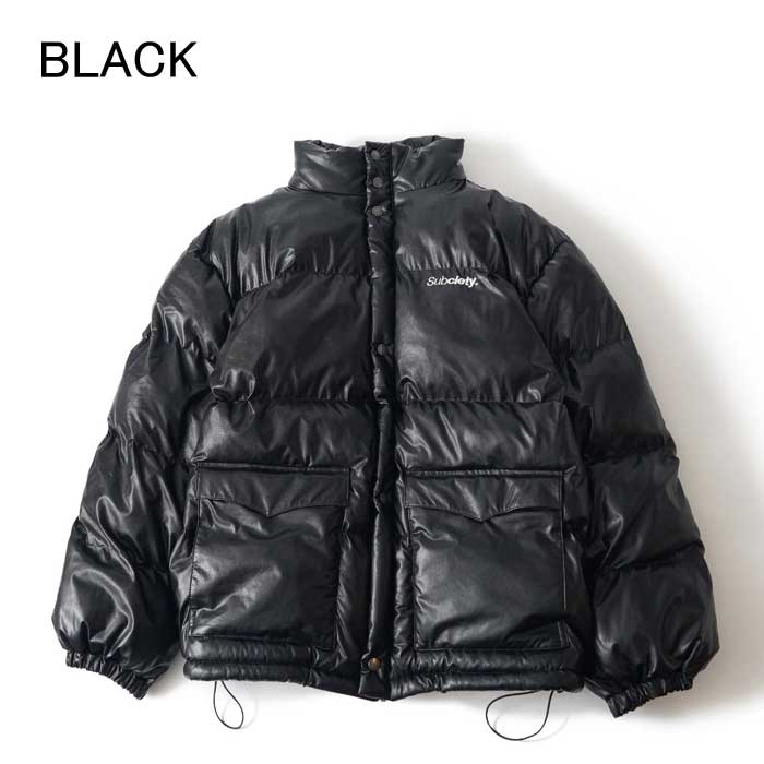 楽天市場】SUBCIETY (サブサエティ)FAUX LEATHER PADDED JKT