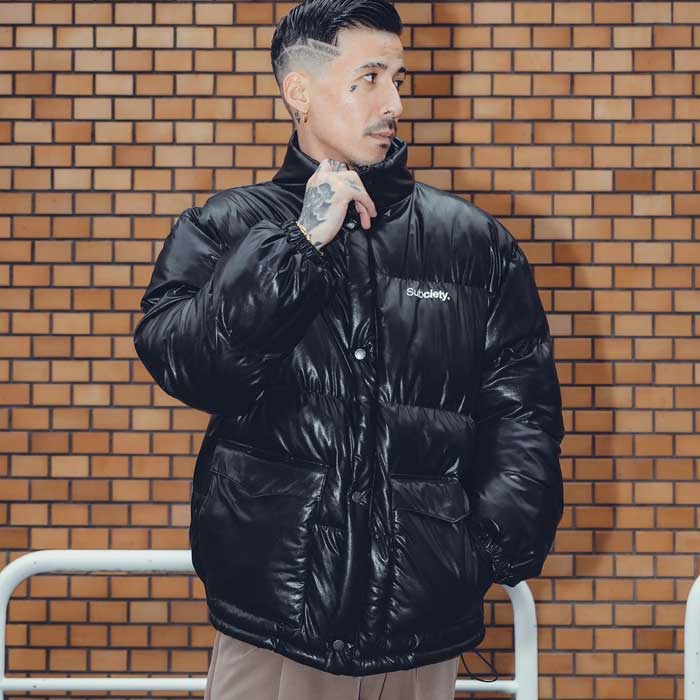 楽天市場】SUBCIETY (サブサエティ)FAUX LEATHER PADDED JKT