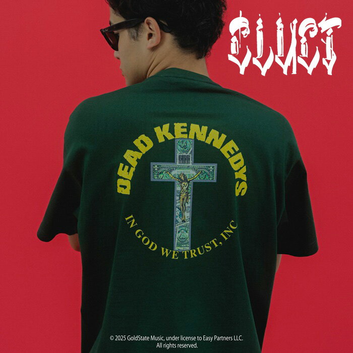 乐天商城 - CLUCT (クラクト)IN GOD WE TRUST[S/S TEE]【Tシャツ 半袖】【#05091】【CLUCT / DEAD KENNEDYS COLLECTION】【お取り寄せ商品 キャンセル不可】【デッドケネディーズ】