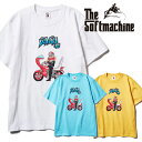 SOFTMACHINE (ソフトマシーン) BARI BARI-T【Tシャツ 半袖】【ホワイト ブルー イエロー タトゥー】【2024 SUMMER VACATION 先行予約】【キャンセル不可】