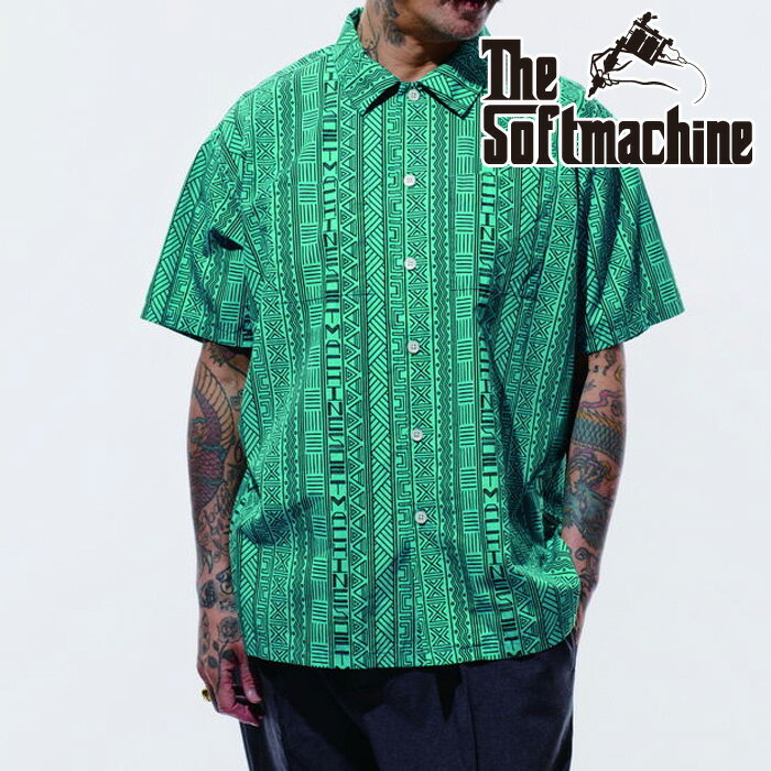 SOFTMACHINE (ソフトマシーン)CODE SHIRTS (S/S SHIRTS)【シャツ 半袖】【ホワイト オレンジ タトゥー】【2026 SUMMER VACATION 先行予約】【予約商品 キャンセル不可】