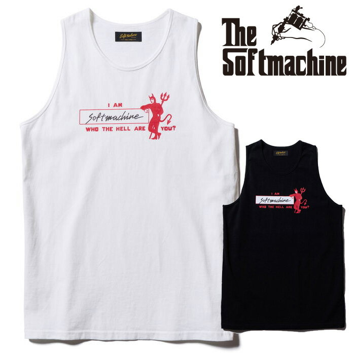 SOFTMACHINE (ソフトマシーン)INTRODUCTION TANK【タンクトップ】【ホワイト ブラック タトゥー】【2026 SPRING & SUM...